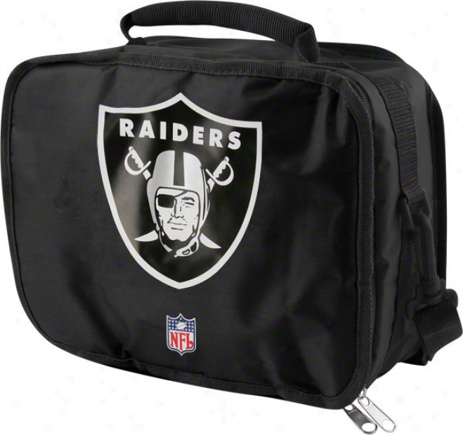 Oakland Raiders Black Lunch Box