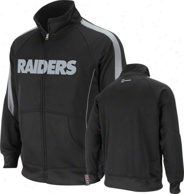 Oakland Raiders Black Tailgate TimwT rack Jacket