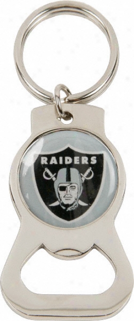 Oakland Raiders Bottle Opener Keychain