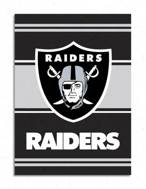 Oakland Raiders Double Sided 28x40 Banner