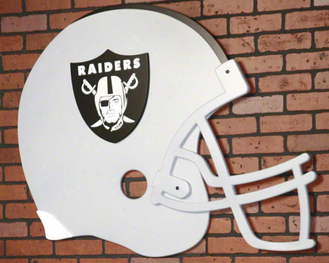 Oakland Raiders Giant Football Helm Art