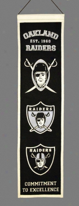 Oakland Raiders Heritage Banner