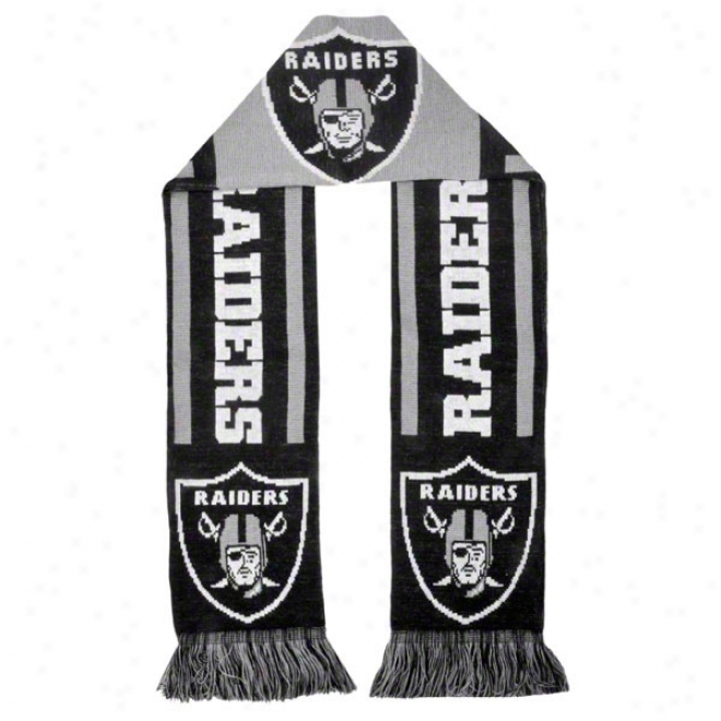 Oakland Raiders Holiday Stroke  Scarf