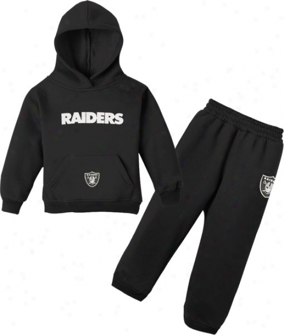 Oakland Raiders Imfant Fleece Hoodie And Pant Set