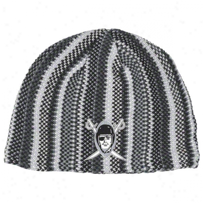 Oakland Raiders Knit Hat: RetroU ncuffed Knit Hat