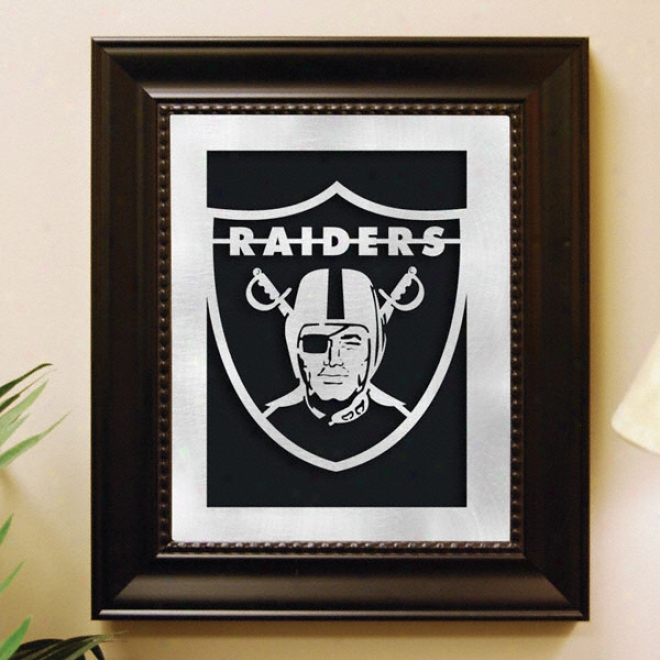 Oakland Raiders Laser Cut Logo Be stirring Art