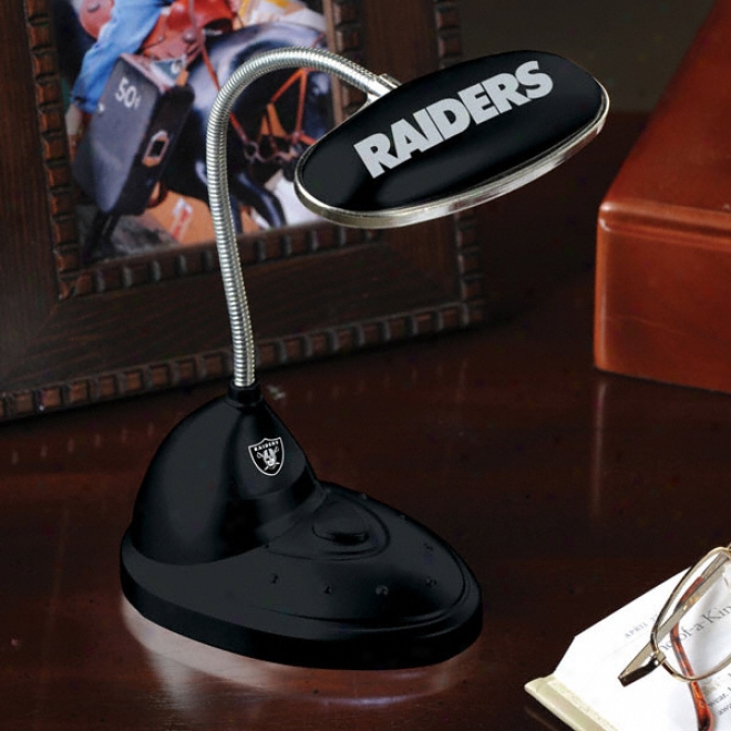 Oakland Raiders Led Desk Lamp