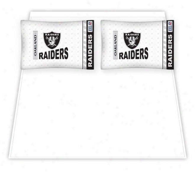 Oakland Raiders Micro Fiber Full Shet Concrete