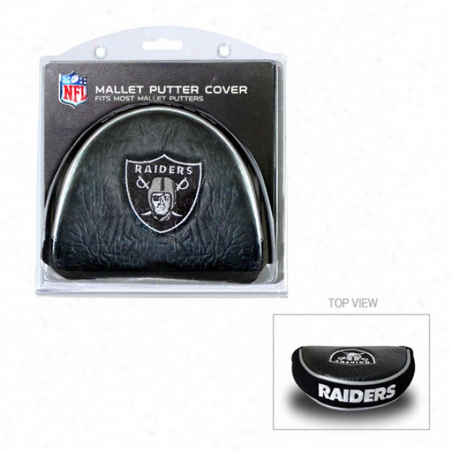 Oakland Raiders Putter Cover - Mallet