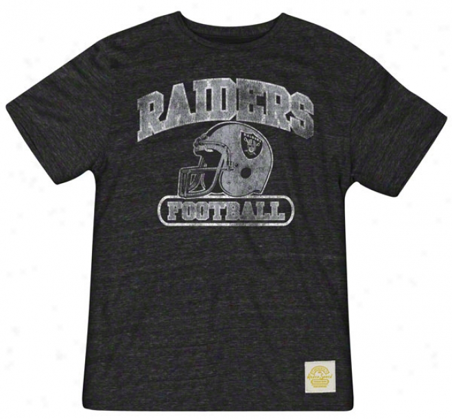 Oakland Raiders Retro Sport Show Boat Tri-blend T-shirt