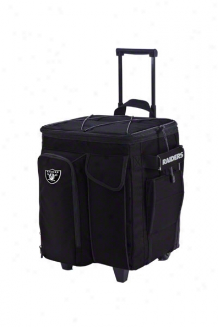 Oakland Raoders Rolling Tailgate Cooler