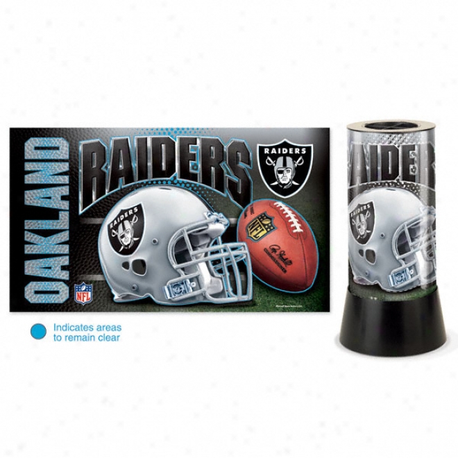 Oakland Raiders Rotaitng Lamp