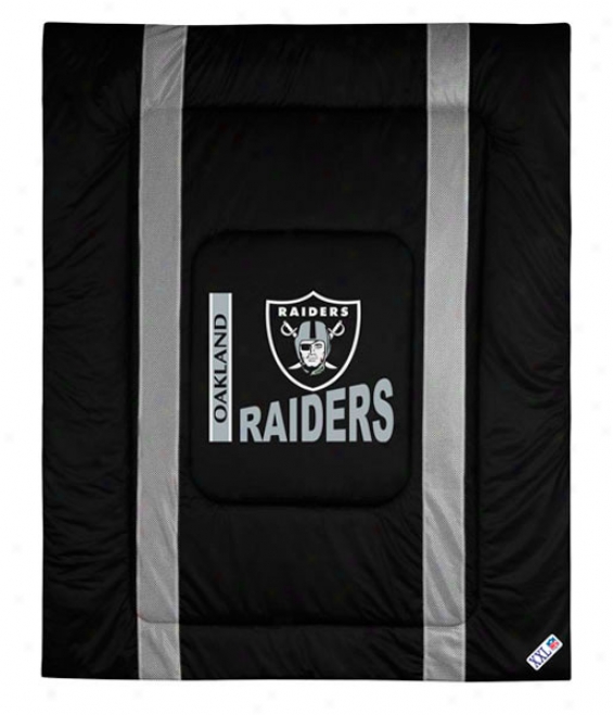 Oakland Raiders Sideline Full/queen Comforter