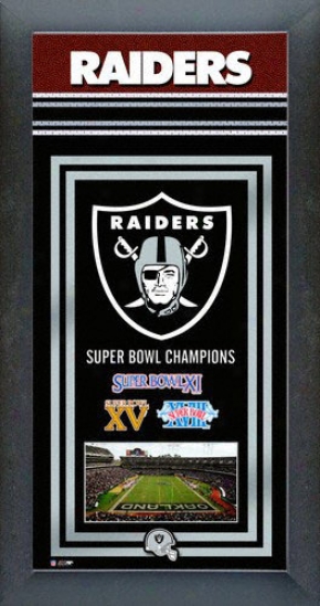 Oakland Raiders Super Bowl Framed Team Championship Series