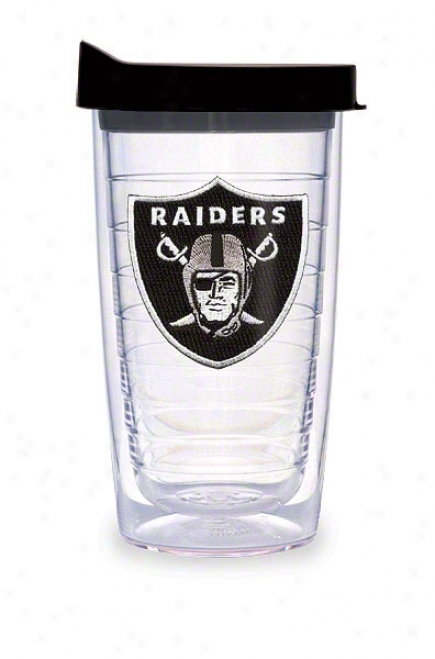 Oakland Raiders Tervis Tumbler 16 Oz Cup W/ Lid