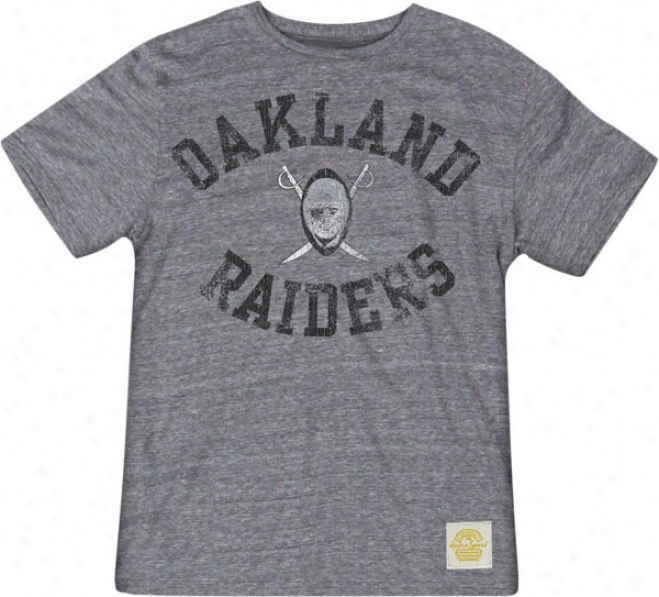 Oakland Raiders Tri-blend Gym Class T-shirt