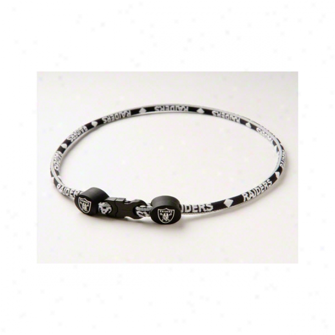 Oakland Raiders Youth Titanium Necklace