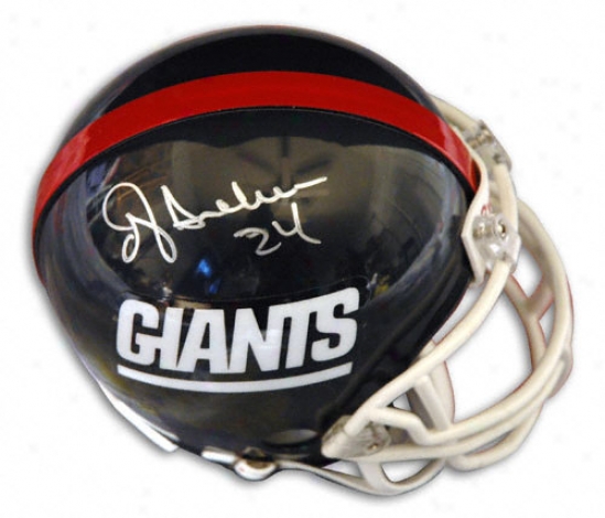 Ottis ''oj'' Anderson New York Giants Autographed Mini Helmet