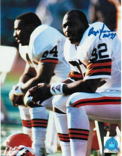 Ozzie Newsome Autographed Cleveland Browns 8x10 Photo