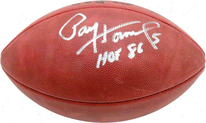 Paul Hornung Autographe dFootball  Details: Football With Hof Inscription