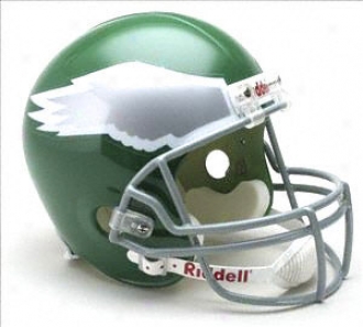 Philadelphia Eagles 1974-1995 Deluxe Replica Riddell Throwback Full Size Helmet