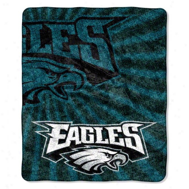 Philadelphia Eagles 50x60 Strobe Sherpa Throw