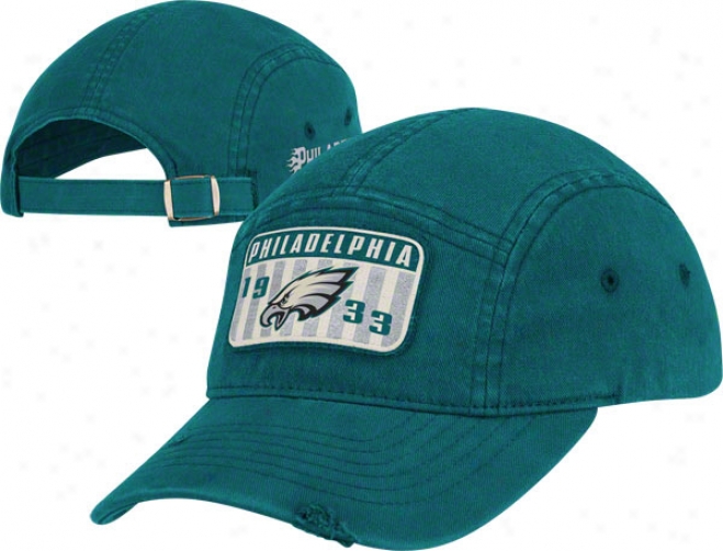 Philadelphia Eagles Adjustable Hat: 5 Panel Lifestyle Hat