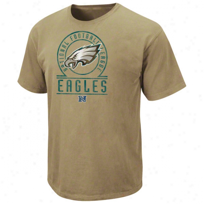 Philadelphia Eagles Beige Vintage Stadium Wear Ii T-shirt