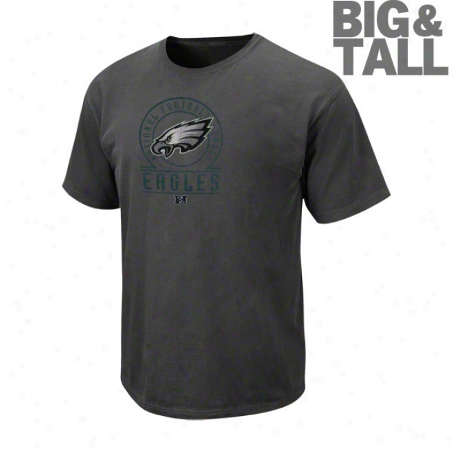 Philadelphia Eagles Full & Tall Vintage Stadium Wear Ii Pigmemt Dye T-shirt