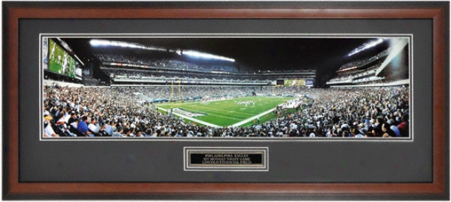 Philadelphia Eagles - First Monday Night Game At Lincoln Financial Field - Framed Unsigned Panoramic Photograph