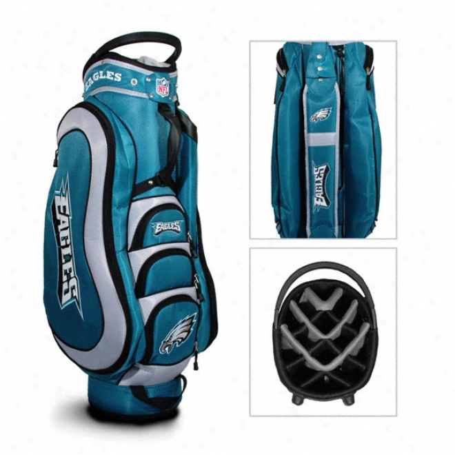 Philadelphia Eagles Golf Sack: 14 Way Medalist Cart Bag