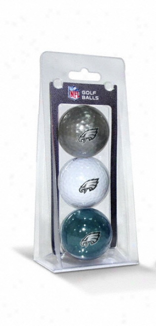 Philadelphia Eagles Golf Ball 3 Pack