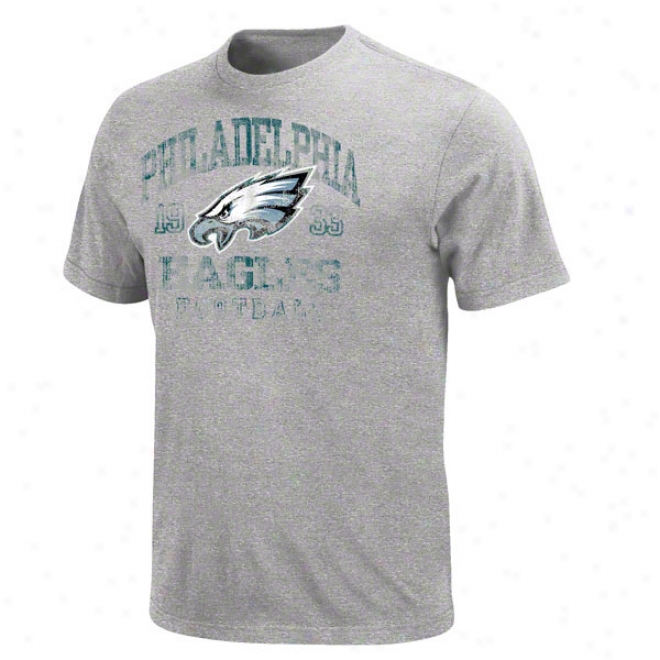 Philadelphia Eagles Gray Hall Of Famer Gamer Ii T-shirt