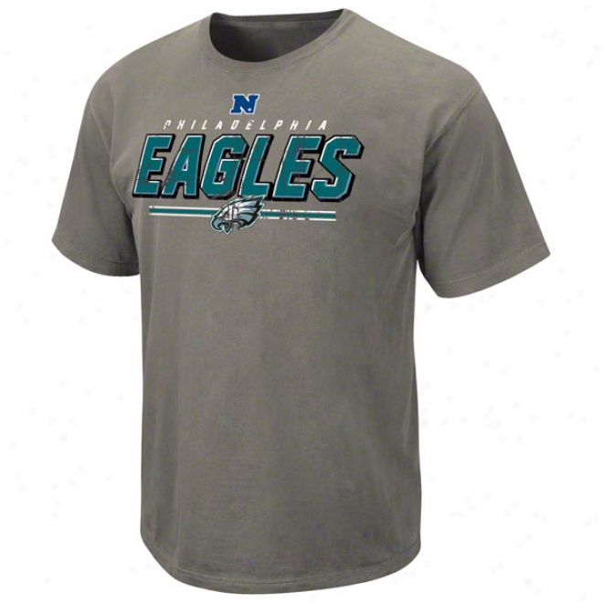 Philadelphia Eagles Gray Vintage Roster Ii T-shirt