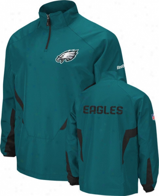 Philadelphia Eagles Grsen 2010 Sideline Hot 1/4 Zip Jacket