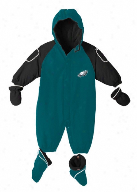 Philadelphia Eagles Infant Alaska Hooded Crreper Set