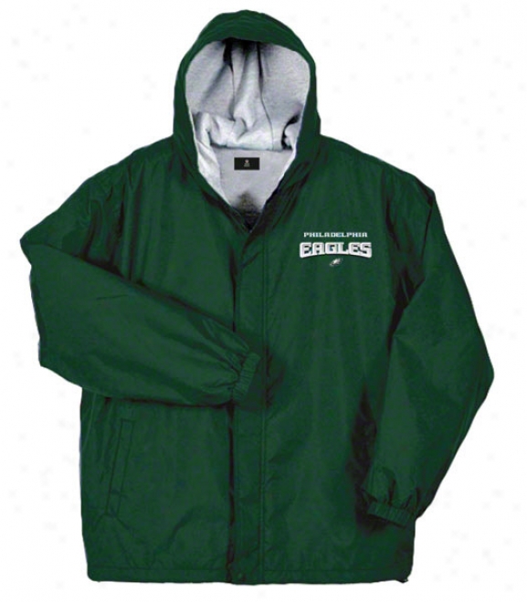 Philadelphia Eagles Jacket: Greeen Reebok Legacy Jacket