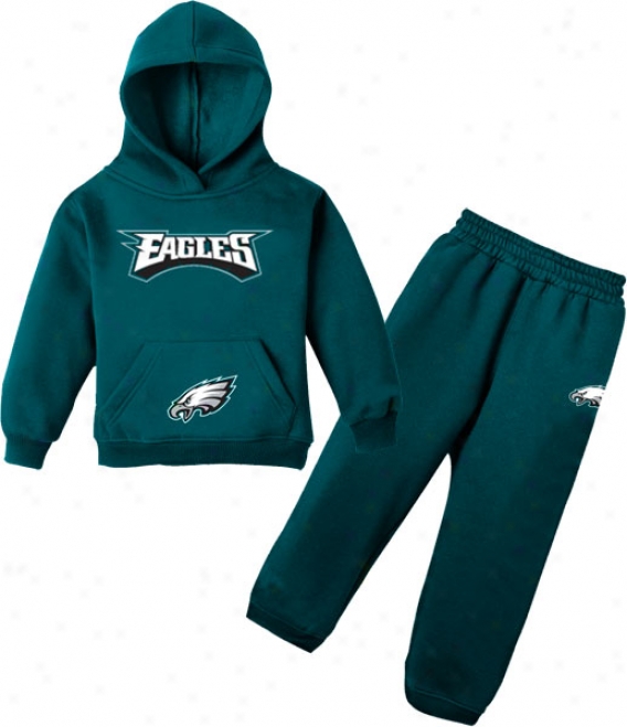 Philadelphi aEagles Kid's 4-7 Fleece Hoodie And Pant Set