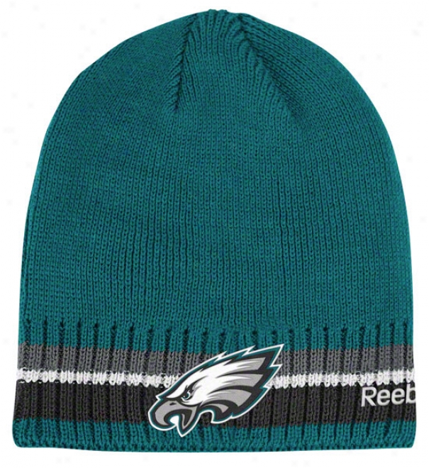 Philadelphia Eagles Knit Cardinal's office: 2011 Coaches Sideline Uncuffed Knit Hat