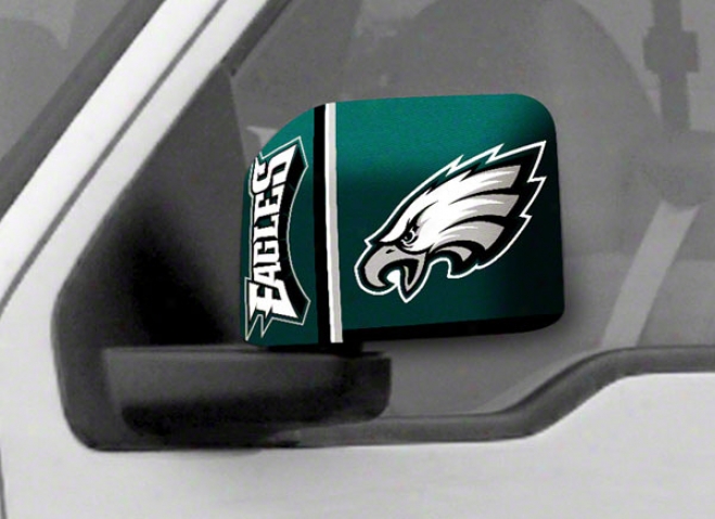 Philadelphia Eagles Large Car Mirror Covers