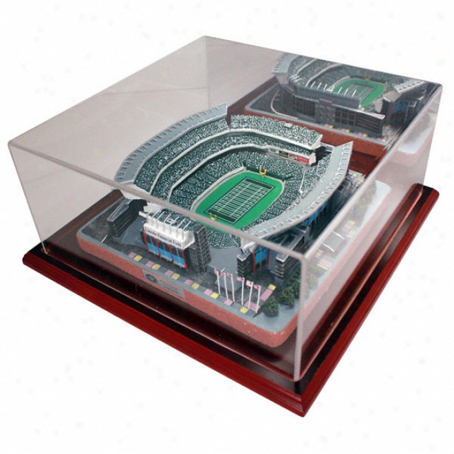 Phliadelphia Eagles Lincoln Financial Stadium Replica With Case - Platinum Series