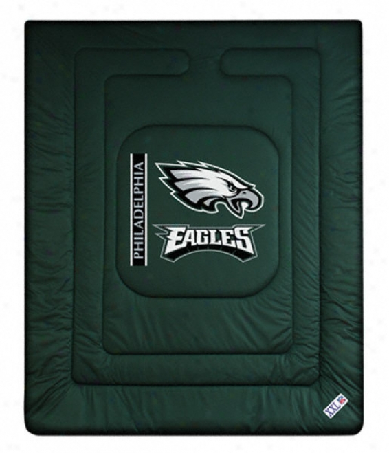 Philadelphia Eagles Locker Room Comforter - Twin Bed