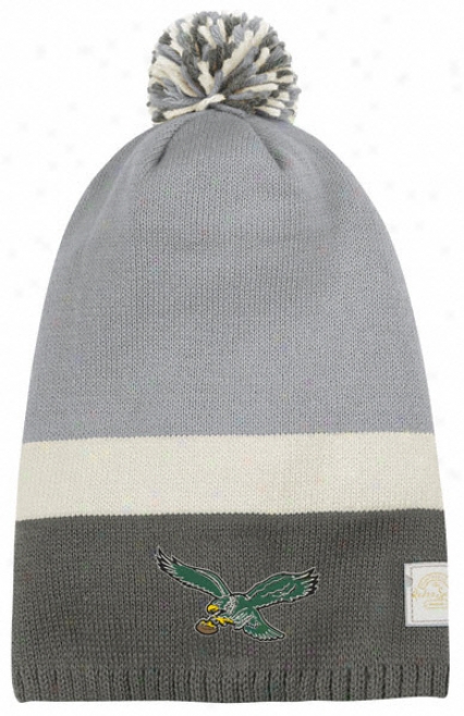Philadelphia Eagles Retro Sport Long Pom Knit Hat
