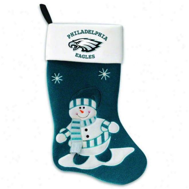 Philadelphia Eagles Snowman Stocking