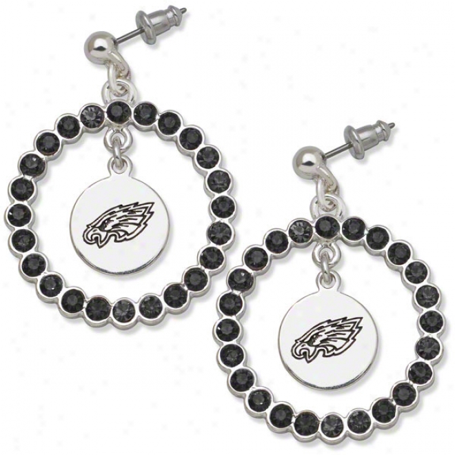 Philadelphia Eagles Spirit Crystal Earrings