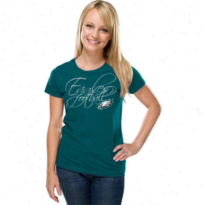 Philadelphia Eagles Women's Franchise Fi tIi Green T-shirt