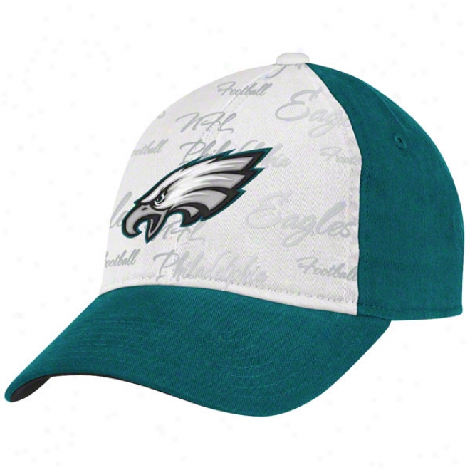 Philadelphia Eagles Women's Hat: Foil Print Adjustable Hat