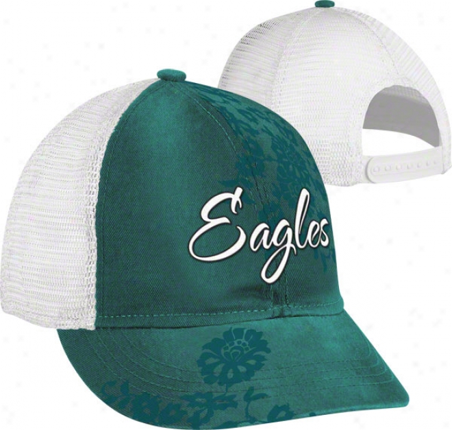 Philadelphia Eagles Women's Hat: Short Brim Adjusrable Hat