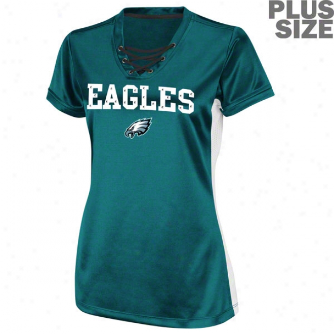 Philadelphia Eagles Women's Plus Size Draft Me Iv Jersey Top