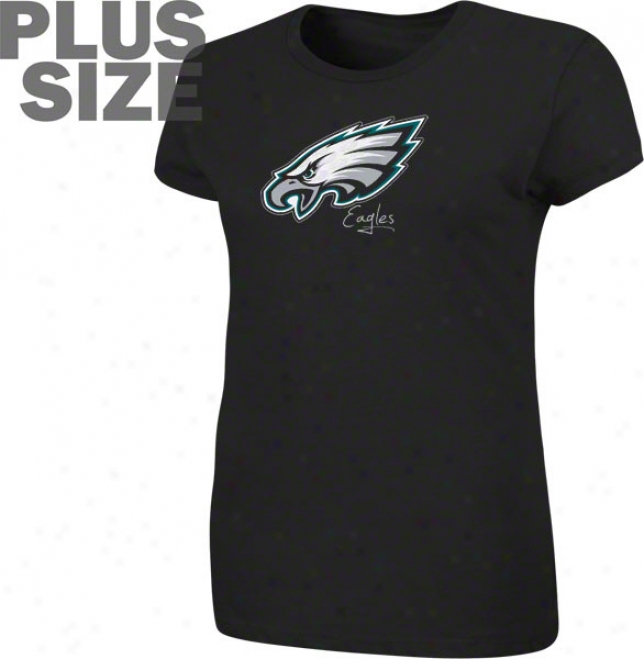 Philadelphia Eagles Women's Plus Size Game Tradition Ii T-shirt